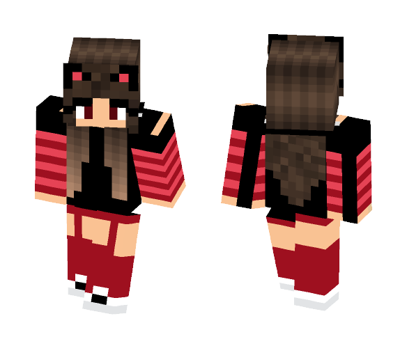 ♥ Pink cat girl ♥ - Cat Minecraft Skins - image 1