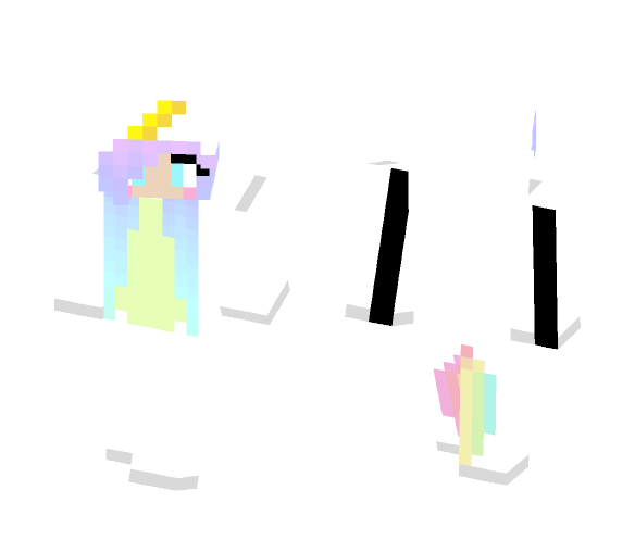 Download Free Unicorn Girl Skin for Minecraft image 1 Unicorn Girl - Girl Minecraft Skins - image 1