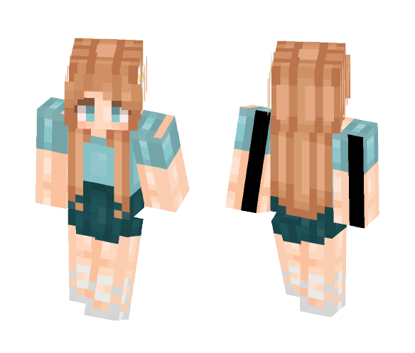 Download Free classic seafoam ~ || bab ♥️ Skin for Minecraft image 1 classic seafoam ~ || bab ♥️ - Female Minecraft Skins - image 1