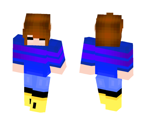 Undertale - Frisk - Interchangeable Minecraft Skins - image 1