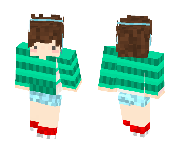 Cute Gamer Boy - Boy Minecraft Skins - image 1