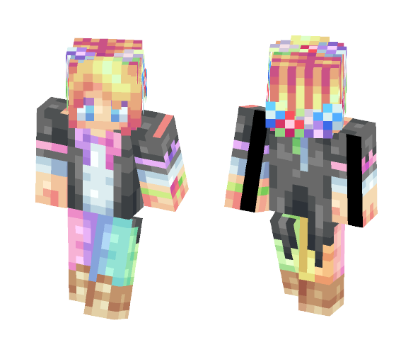 Rainbloom [Girl Version in Desc.] - Male Minecraft Skins - image 1
