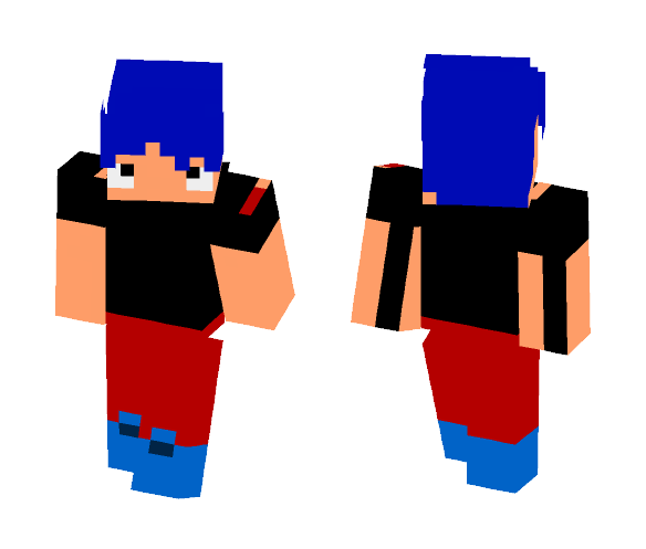 Skin mit komischen augen - Male Minecraft Skins - image 1
