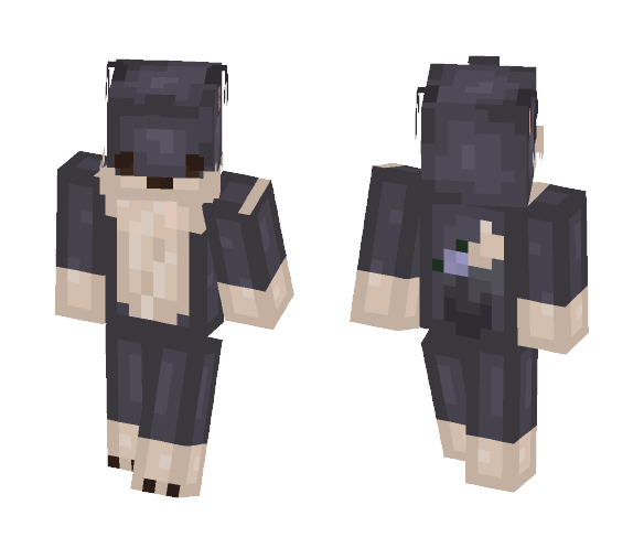 Midnight Wolf - Interchangeable Minecraft Skins - image 1