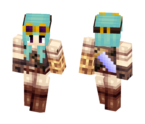 ☏ Steampunk ☏ - Female Minecraft Skins - image 1