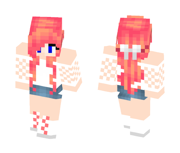 Download Free Cute Girl Skin for Minecraft image 1 Cute Girl - Cute Girls Minecraft Skins - image 1
