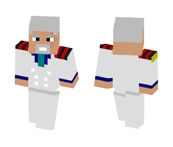 One Piece Monkey.D.Garp - Male Minecraft Skins - image 1