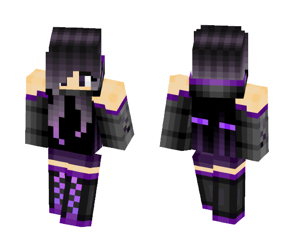 Ender Girl - Girl Minecraft Skins - image 1
