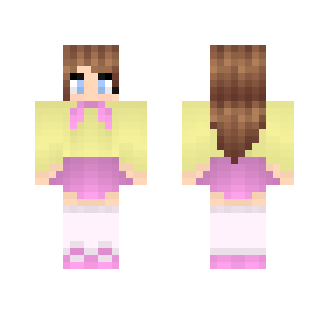 Yellow & Pink School-Girl - Female Minecraft Skins - image 2