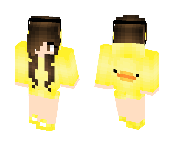 Cute Duck Girl - Cute Girls Minecraft Skins - image 1