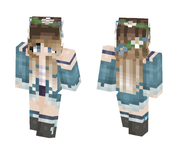 Cloud~ Summer Lake - Female Minecraft Skins - image 1