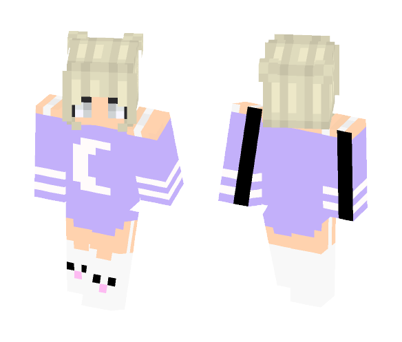Purple Moon - Female Minecraft Skins - image 1