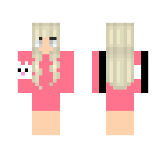 RedPink Bunny - Female Minecraft Skins - image 2