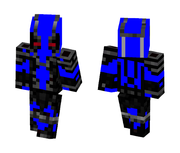 Deadpool X-Force (Blue) - Comics Minecraft Skins - image 1