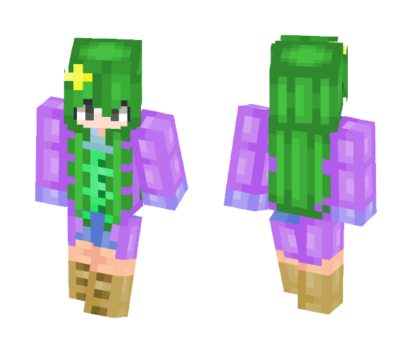 Download Free Joker Girl Skin for Minecraft image 1 Joker Girl - Girl Minecraft Skins - image 1