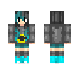 Blue batman girl thing
