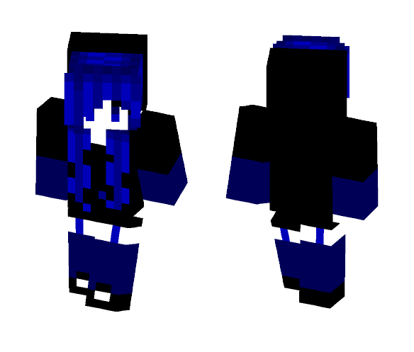 Love Blue ❤ - Female Minecraft Skins - image 1