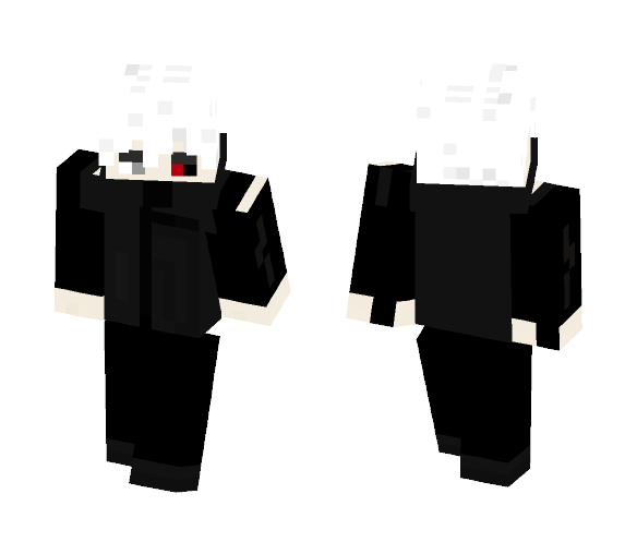 Download Free Ken Kaneki - Tokyo Ghoul Skin for Minecraft image 1 Ken Kaneki - Tokyo Ghoul - Male Minecraft Skins - image 1