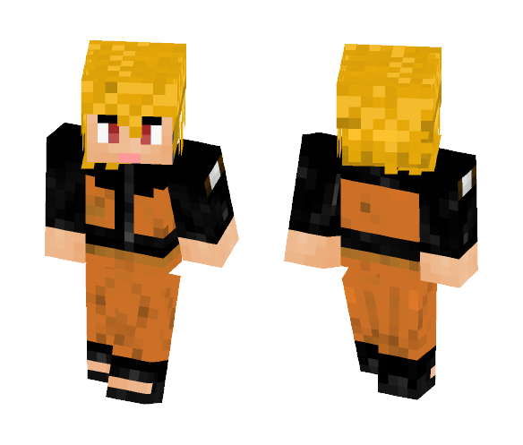 ¥ Naruto Usumaki ¥ - Male Minecraft Skins - image 1