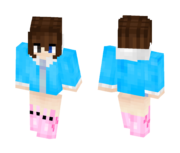 ☠ Human Female Sans ☠ - Female Minecraft Skins - image 1