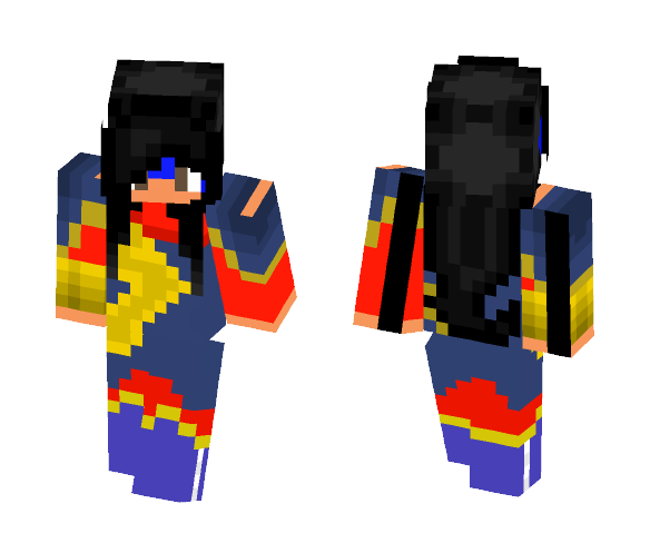 Miss Marvel - Comics Minecraft Skins - image 1