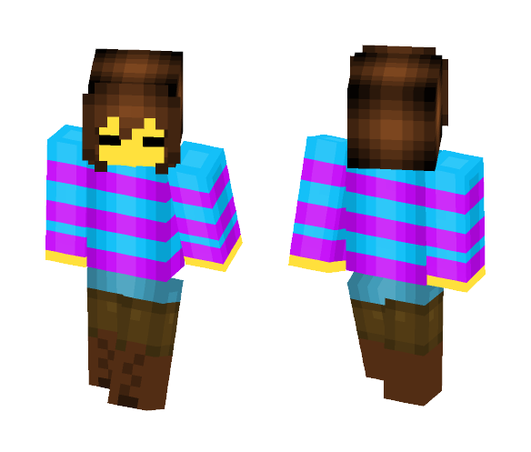 Undertale Frisk - Interchangeable Minecraft Skins - image 1