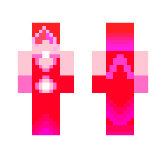 Red And Pink Pearl Fusion -REDONE- - Female Minecraft Skins - image 2