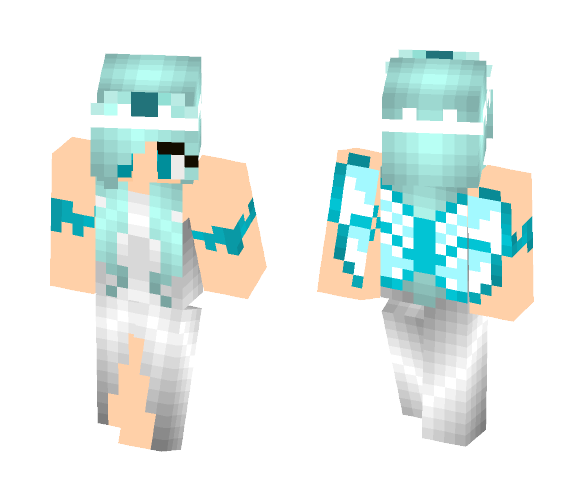 Download Free Fairy Girl Skin for Minecraft image 1 Fairy Girl - Girl Minecraft Skins - image 1