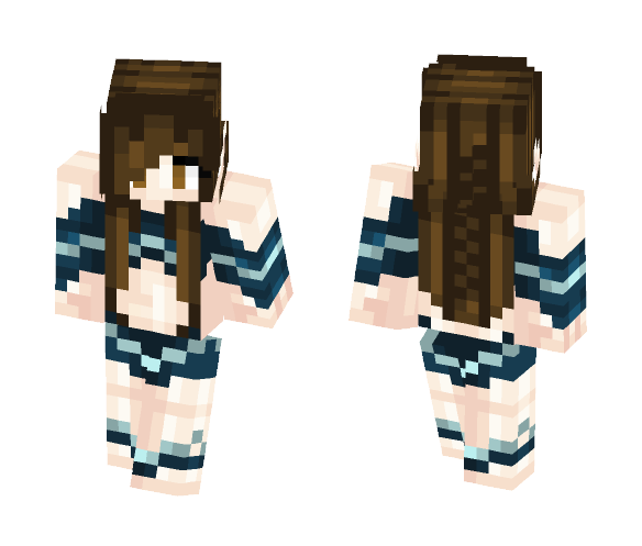 Ice elf (skin for my friend) - Female Minecraft Skins - image 1