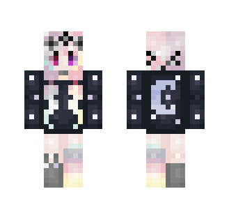 Sᴘɪʀɪᴛ | Pastel Lunar Goth - Female Minecraft Skins - image 2
