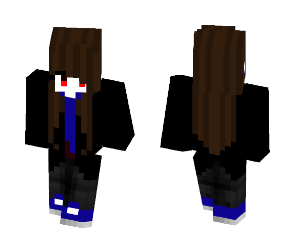 Emo Girl ⊱✿,✿⊰ - Girl Minecraft Skins - image 1