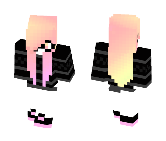 Download Free Gothic Nerd ❤ Skin for Minecraft image 1 Gothic Nerd ❤ - Female Minecraft Skins - image 1