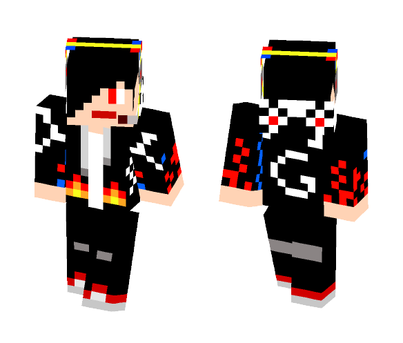 Download Free GAMERS 69 Skin for Minecraft image 1 GAMERS 69 - Male Minecraft Skins - image 1