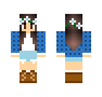 ★Girl with checkered jacket★