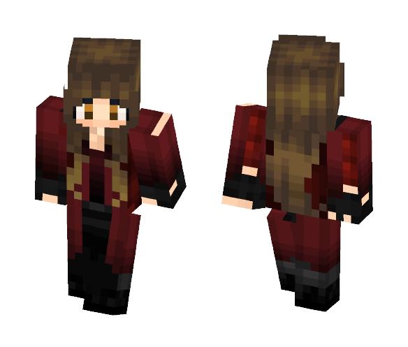 Scarlet Witch Civil War - Female Minecraft Skins - image 1