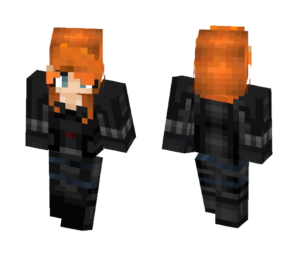 Download Free Black Widow Civil War Skin for Minecraft image 1 Black Widow Civil War - Female Minecraft Skins - image 1