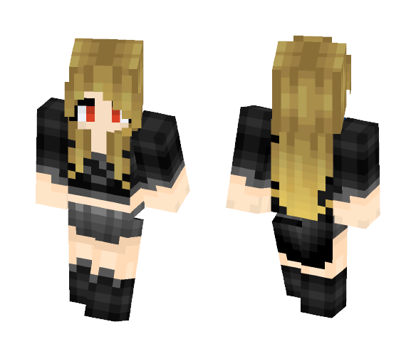 Dark Supergirl - Female Minecraft Skins - image 1