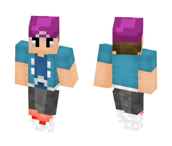 ¥ Pokemon Trainer ¥ - Male Minecraft Skins - image 1