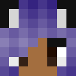 Purple cat girl - Cat Minecraft Skins - image 3