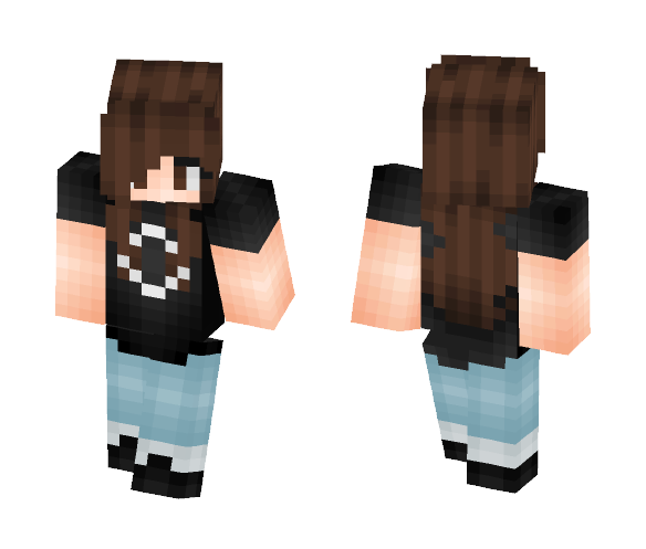 Female Dan Howell // bc why not - Female Minecraft Skins - image 1