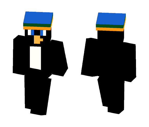 Download Free Party Penguin Skin for Minecraft image 1 Party Penguin - Male Minecraft Skins - image 1
