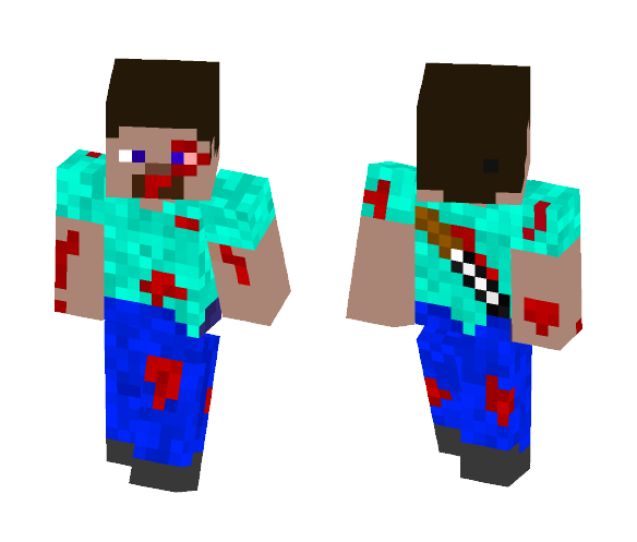 Pvp Steve - Male Minecraft Skins - image 1