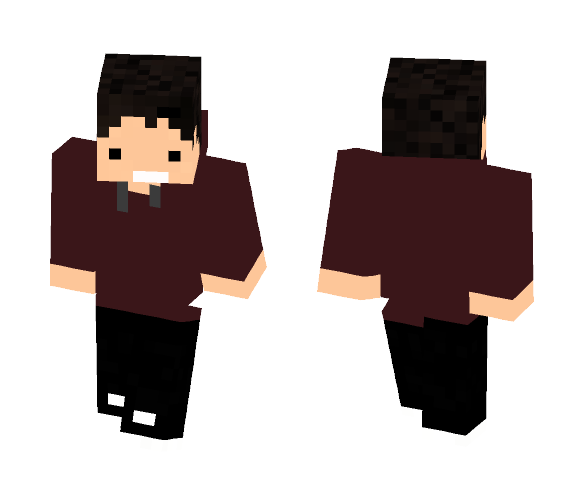 Red Sweater - Male Minecraft Skins - image 1