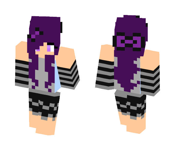 Download Free Cool girl is back in town Skin for Minecraft image 1 Cool girl is back in town - Girl Minecraft Skins - image 1