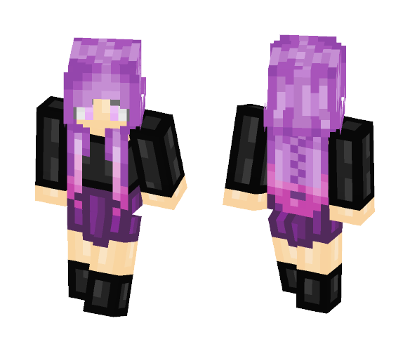 Braids ~Snowy~ - Female Minecraft Skins - image 1