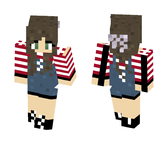 Overall Girl - Girl Minecraft Skins - image 1