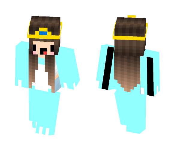 blue pj party - Female Minecraft Skins - image 1