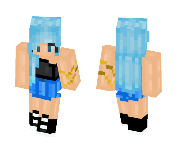 First skin Read desc -Snow - Female Minecraft Skins - image 1
