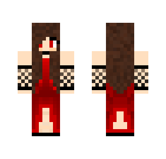 Vampire-Blood Red Dress