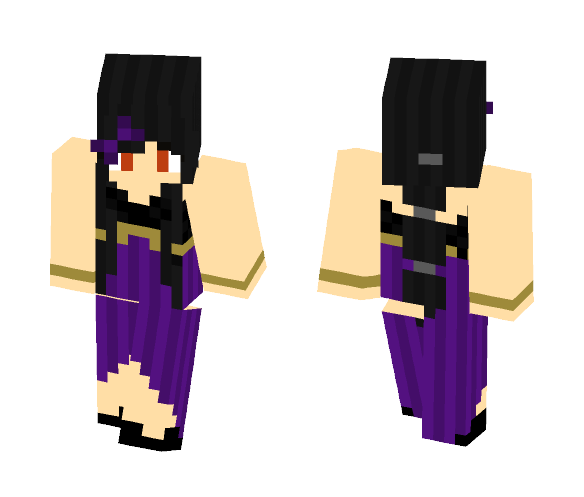 Aphmau fancy purple - Male Minecraft Skins - image 1